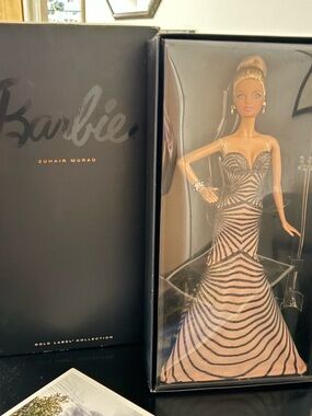 Zuhair Murad Barbie Gold Label Collection New In Box